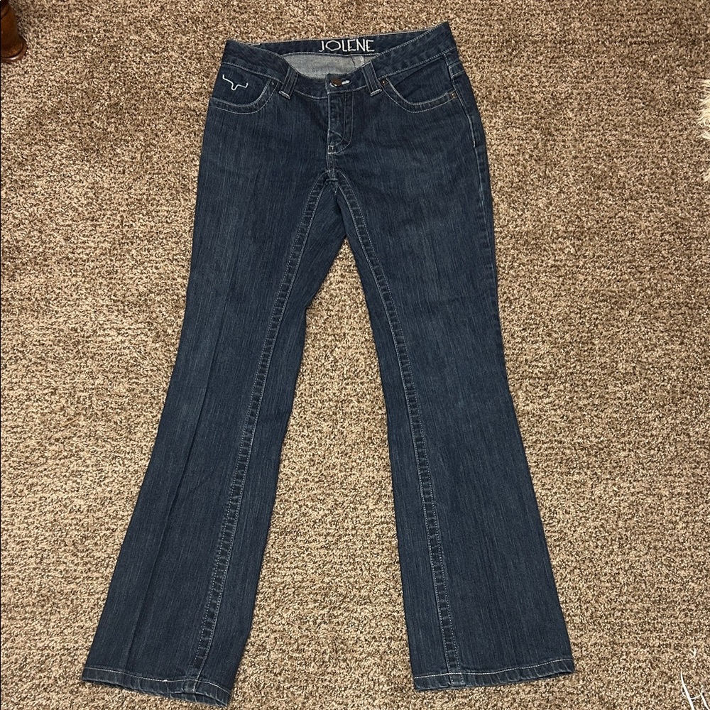 Jolie Women's Dark Blue Boot Cut Jeans